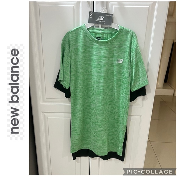 NWT New Balance 2 pack big boys shirts size XL 18/20) - Picture 1 of 9